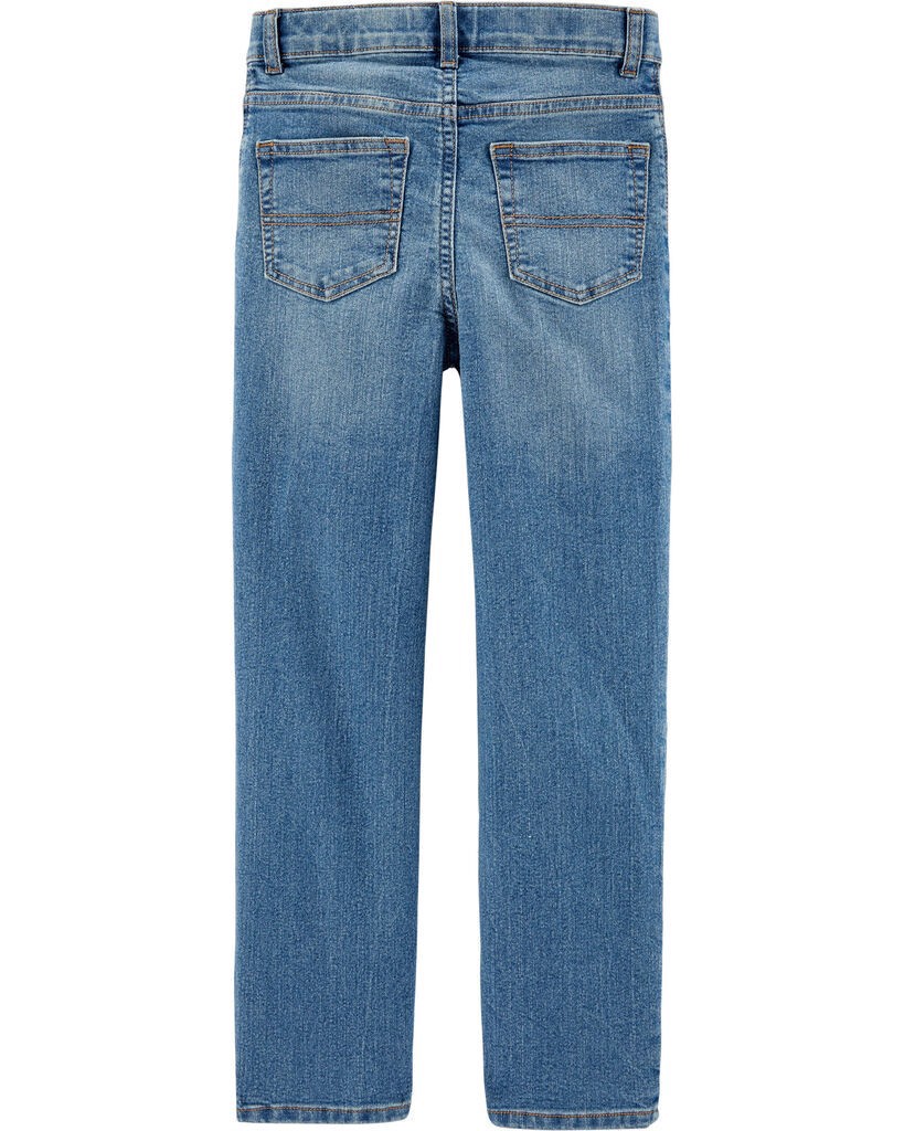 slide 3 of 4, Oshkosh Kid Medium Wash Straight-Leg Jeans Natural Indigo 14R, 1 ct