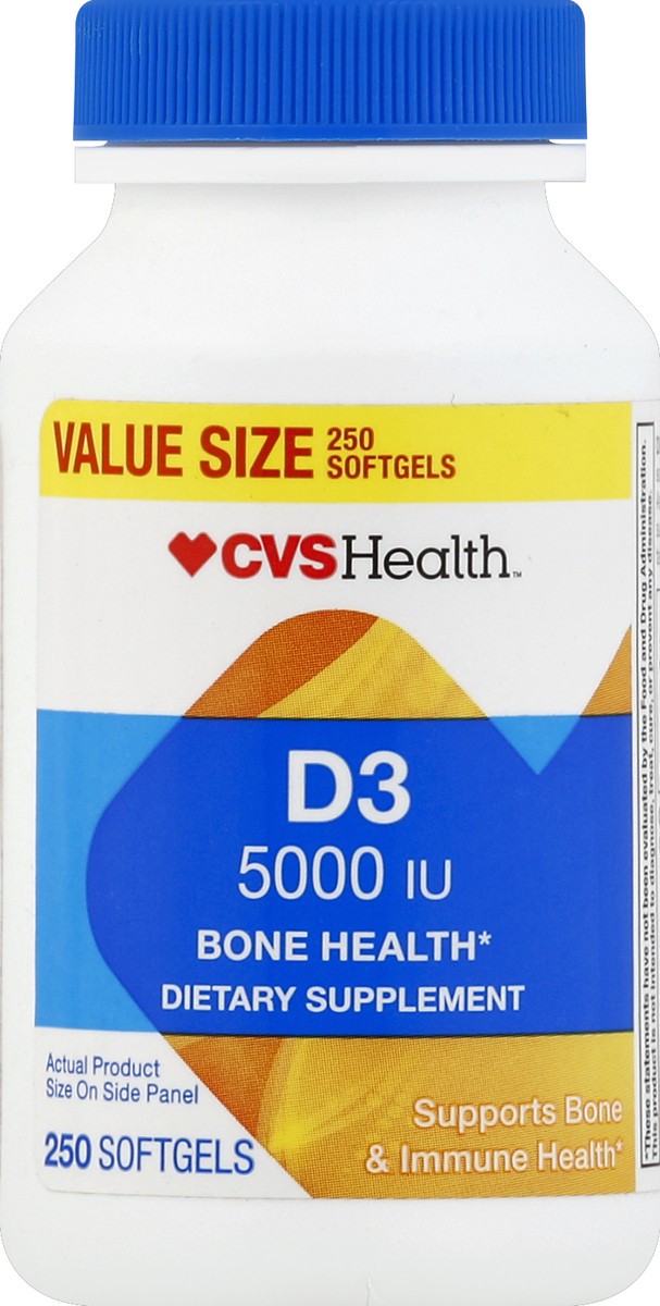 slide 2 of 2, CVS Health D3 800mcg 5000 Iu, 250 ct