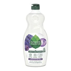 Seventh Generation Dish Soap Liquid Lavender Flower & Mint Scent, 19 oz1 Count