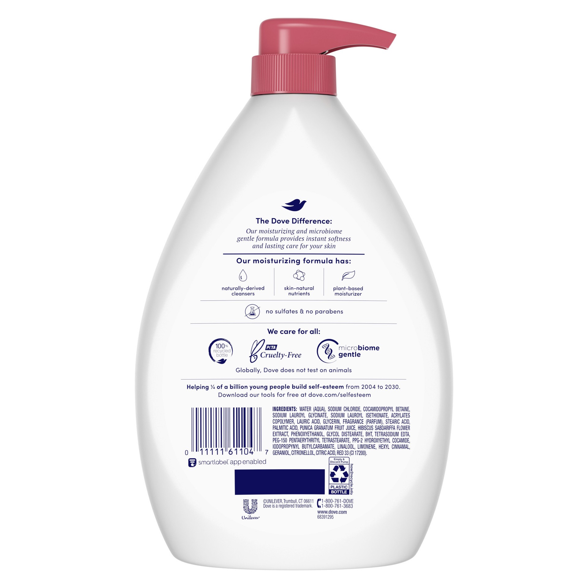 slide 2 of 4, Dove Body Wash with Pump Rejuvenating Pomegranate & Hibiscus, 30.6 oz, 30.6 oz