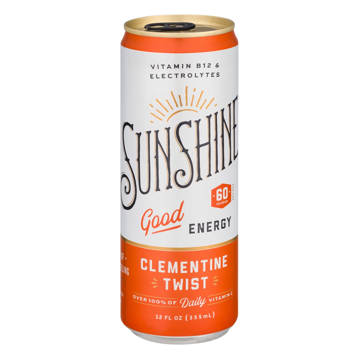 slide 1 of 1, Sunshine Good Energy Clementine Twist - 12 fl oz, 12 fl oz