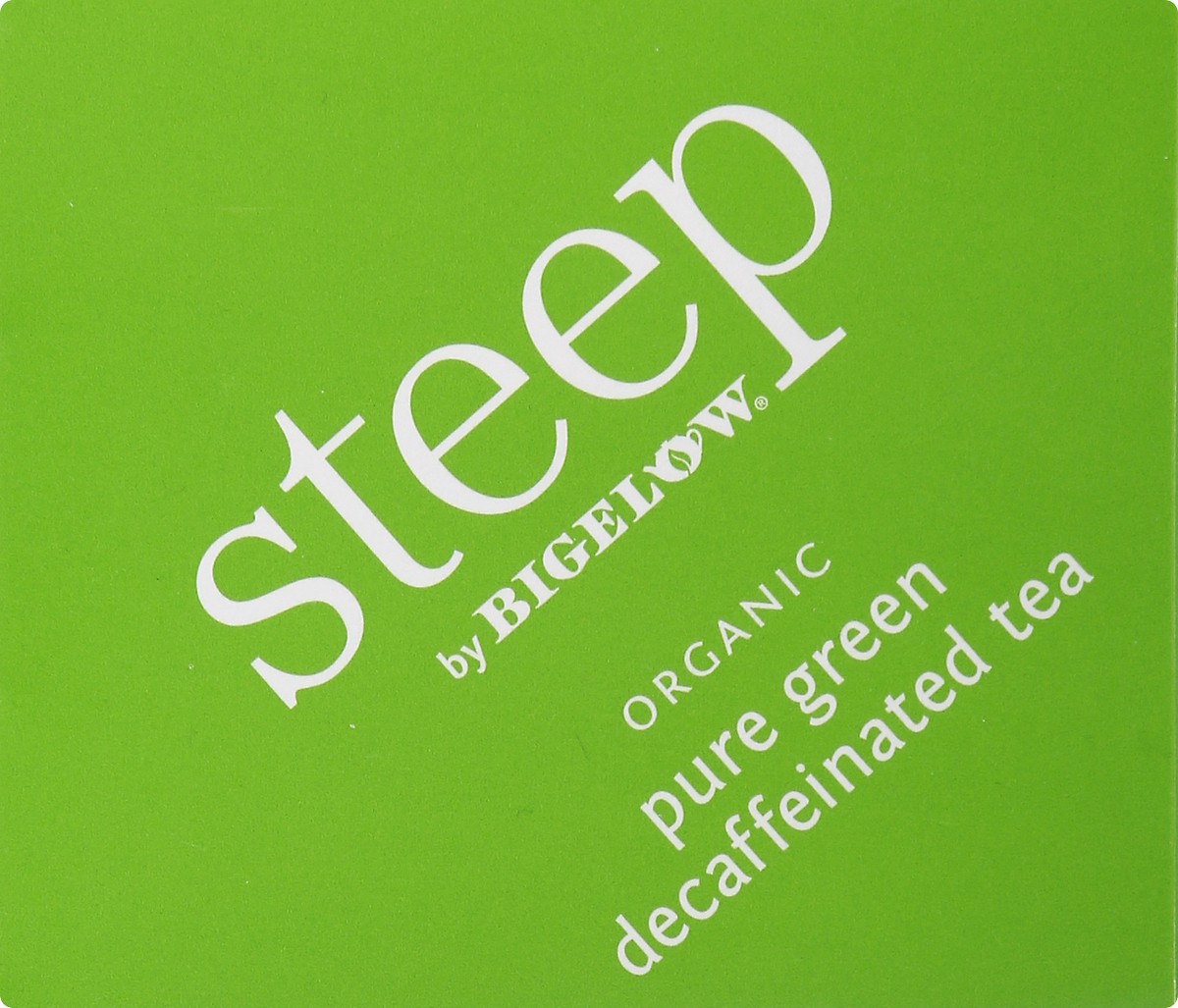 slide 3 of 9, steep Organic Pure Decaffeinated Tea Bags Green Tea - 20 ct, 20 ct