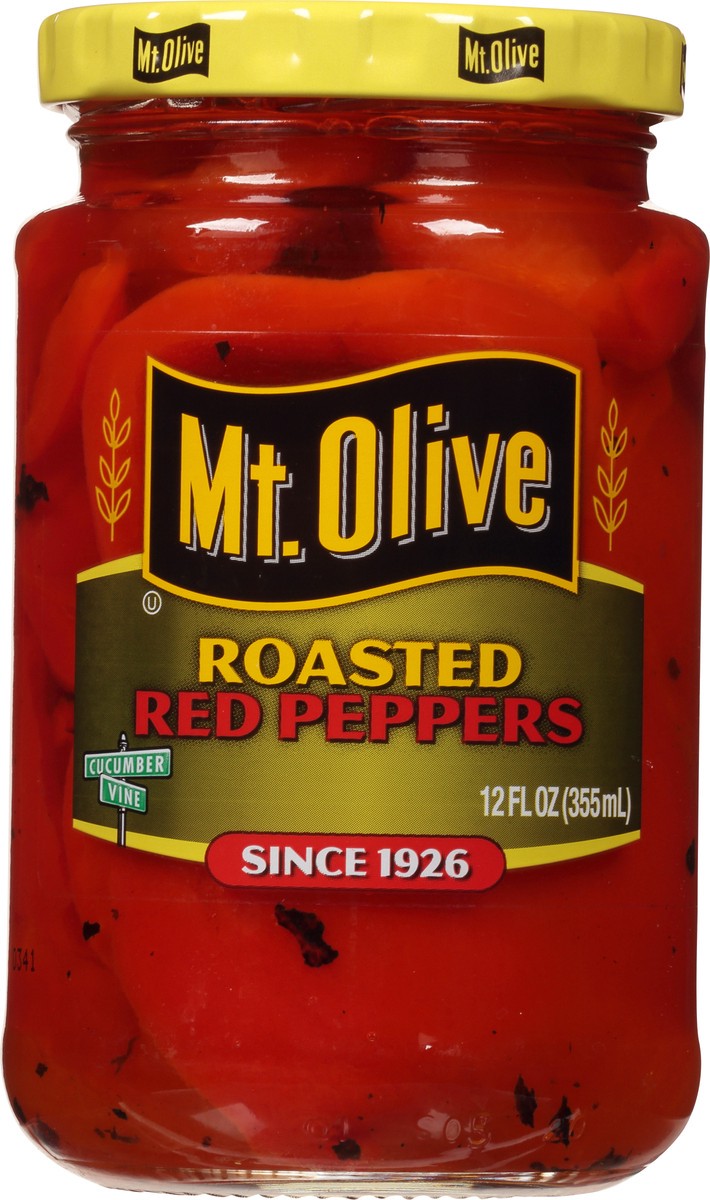 slide 1 of 7, Mt. Olive Roasted Red Peppers - 12 fl oz jar, 12 fl oz