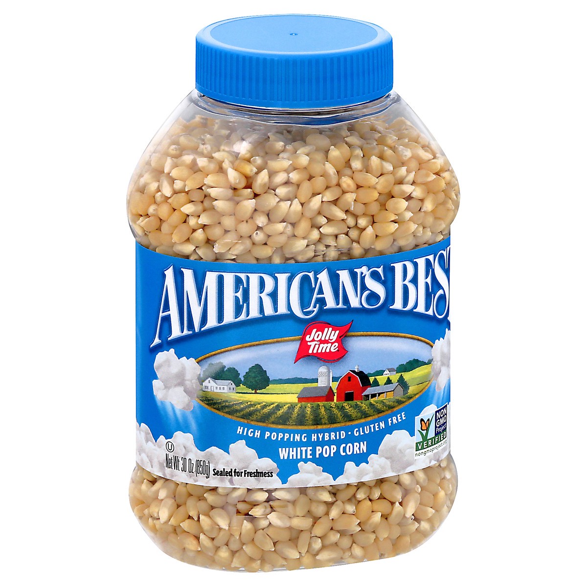 slide 10 of 13, Jolly Time White Pop Corn 30 oz, 30 oz