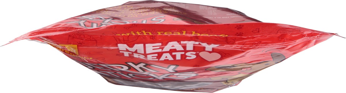 slide 5 of 10, Meaty Treats Treats for Dogs, Beef & Pepperoni Flavor, Jerky Sticks, 25 oz