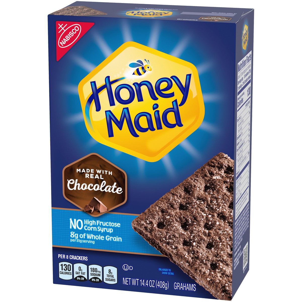 slide 3 of 11, Honey Maid Chocolate Grahams 14.4 oz. Box, 14.4 oz