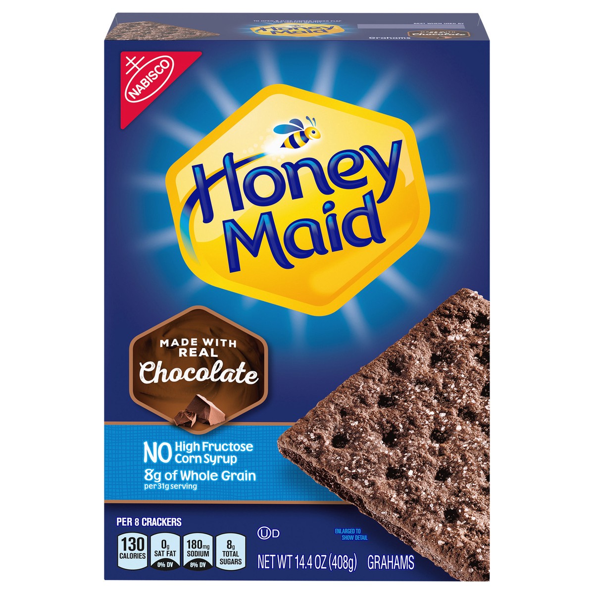 slide 11 of 11, Honey Maid Chocolate Grahams 14.4 oz. Box, 14.4 oz