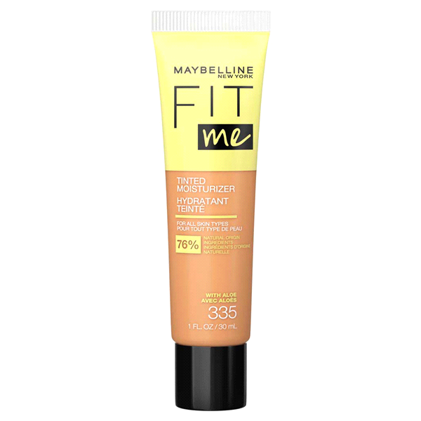 slide 1 of 1, Maybelline Fit Me Tinted Moisturizer, Natural Coverage, Face Makeup, 335, 1 oz