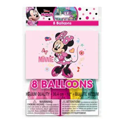 Iconic Minnie 12 Inch Balloon 8 Ct