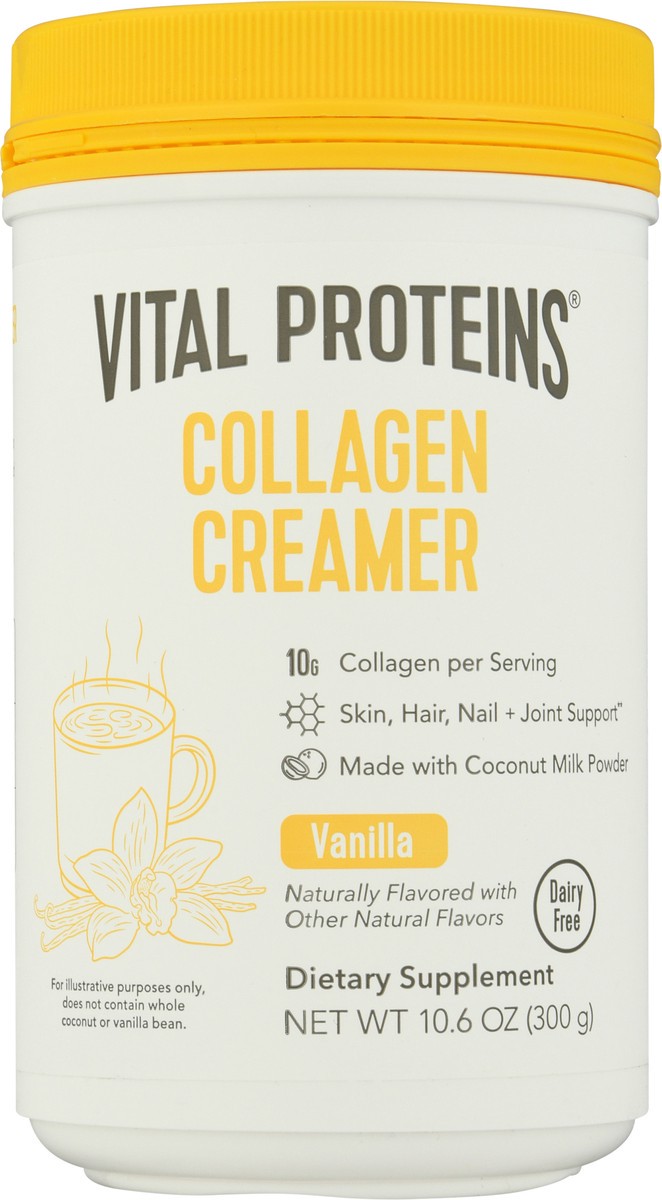 slide 1 of 4, Vital Proteins Dairy Free Vanilla Collagen Creamer 10.6 oz, 10.6 oz