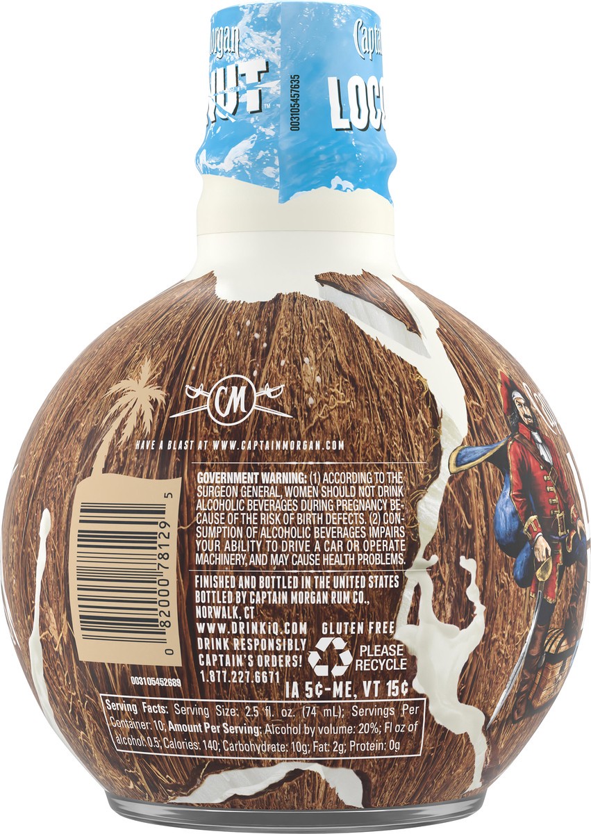 slide 3 of 3, Captain Morgan LocoNut Coconut Shot, 750 ml