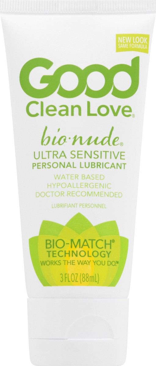 slide 1 of 9, Good Clean Love Ultra Sensitive Personal Lubricant, 3 oz