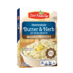 Our Family Homestyle Butter & Herb Mashed Potatoes