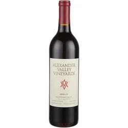 Alexander Valley Vineyards Merlot Wine - 750 Ml