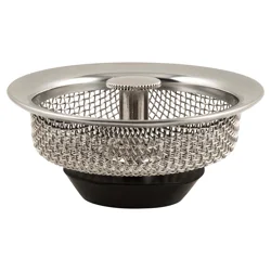 Plumbcraft Waxman Deluxe Mesh Basket Strainer - Silver