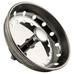 Plumbcraft Strainer Basket With Post - Silver