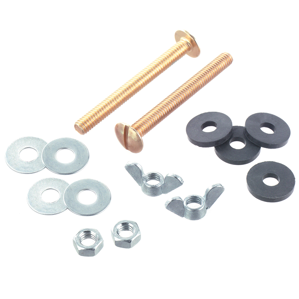 slide 1 of 1, PlumbCraft Toilet Close Couple Bolt Set, 1 ct