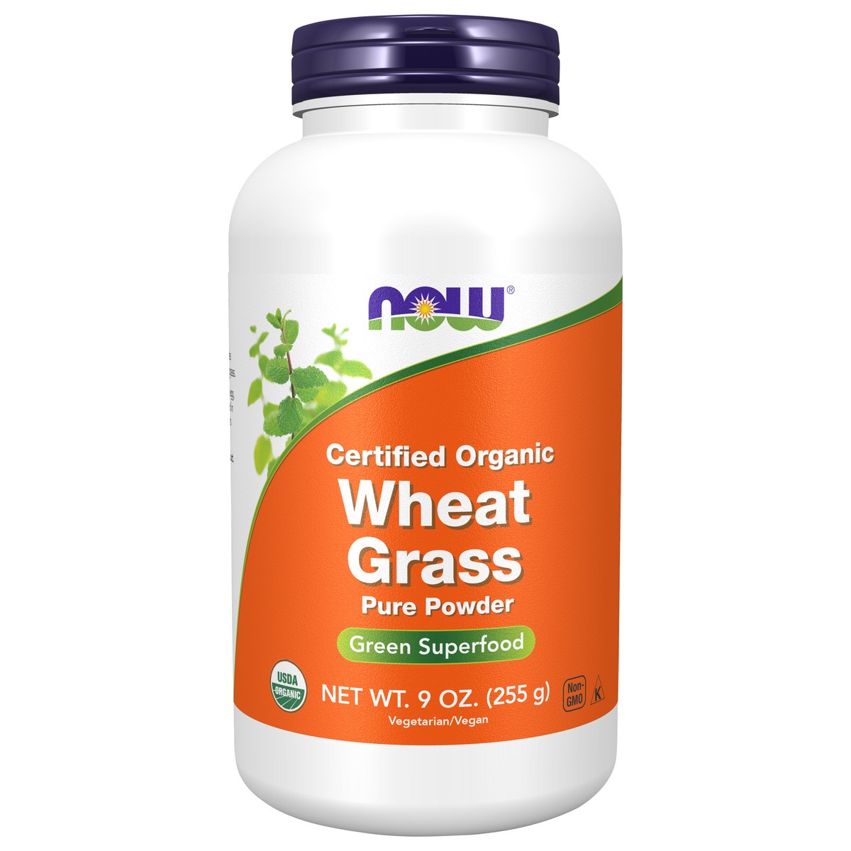 slide 1 of 4, NOW Wheat Grass Powder, Organic - 9 oz., 9 oz