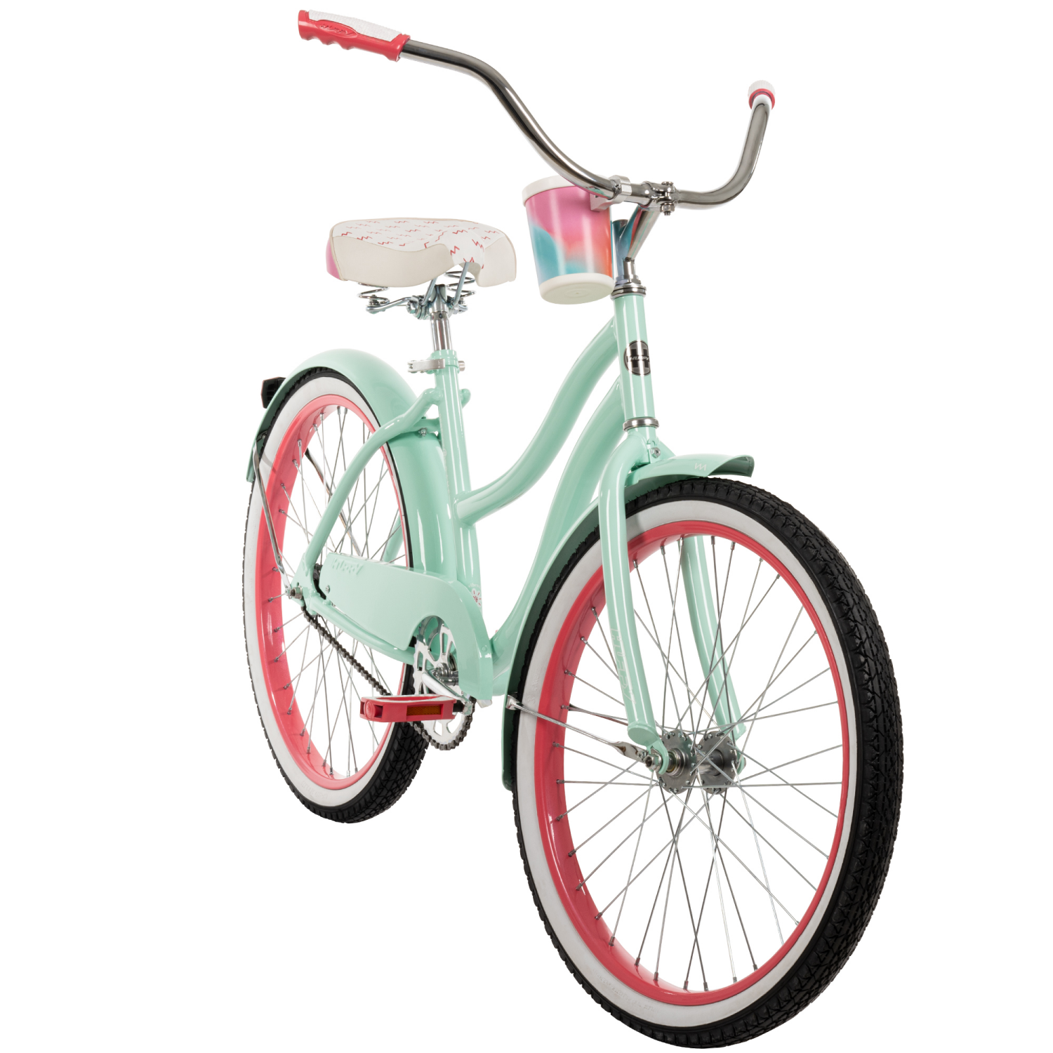 slide 2 of 2, Huffy 24" Girls Good Vibrations Cruiser, 24 in