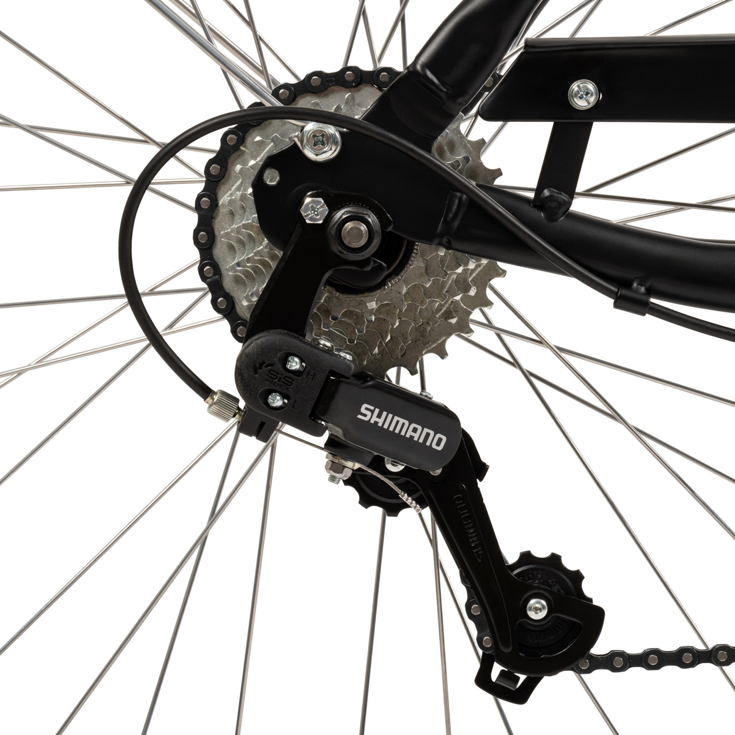 slide 3 of 8, Huffy Sienna Mens Hybrid Bike, 27.5 in, 27 in