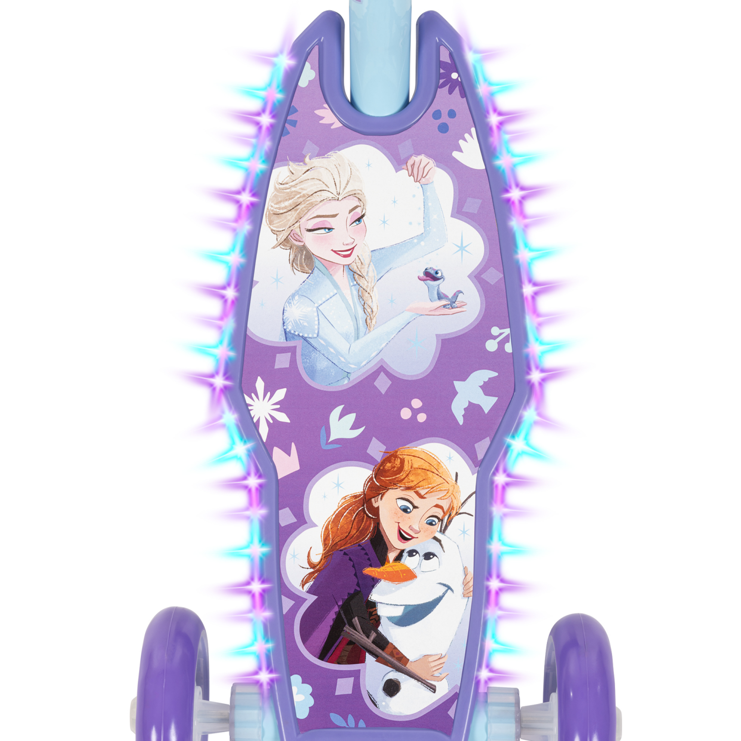 slide 3 of 4, Huffy Frozen 3 Wheel Scooter, 6 in