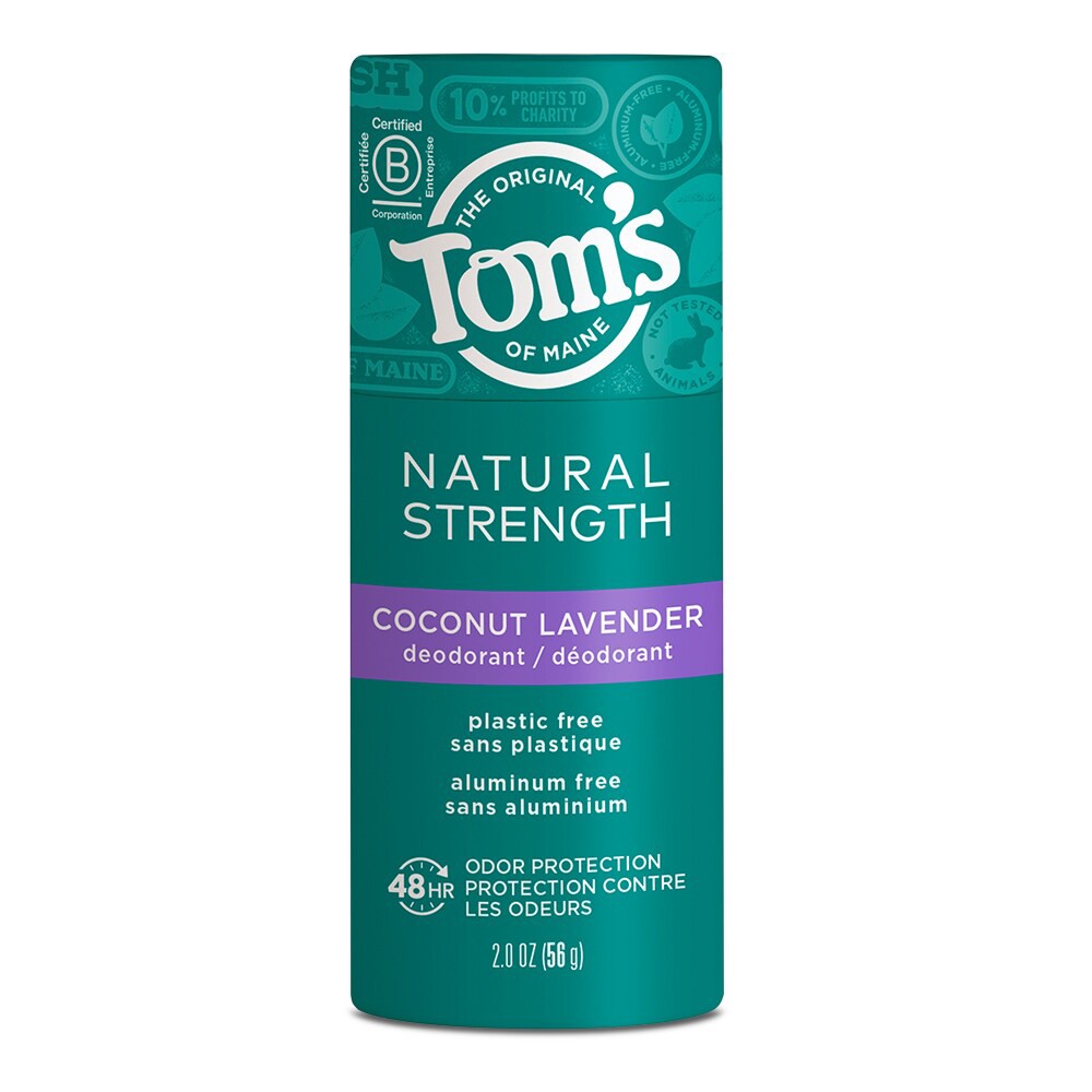 slide 1 of 2, Tom's of Maine Men's Plastic-Free Deodorant - Coconut Lavender, 2 oz