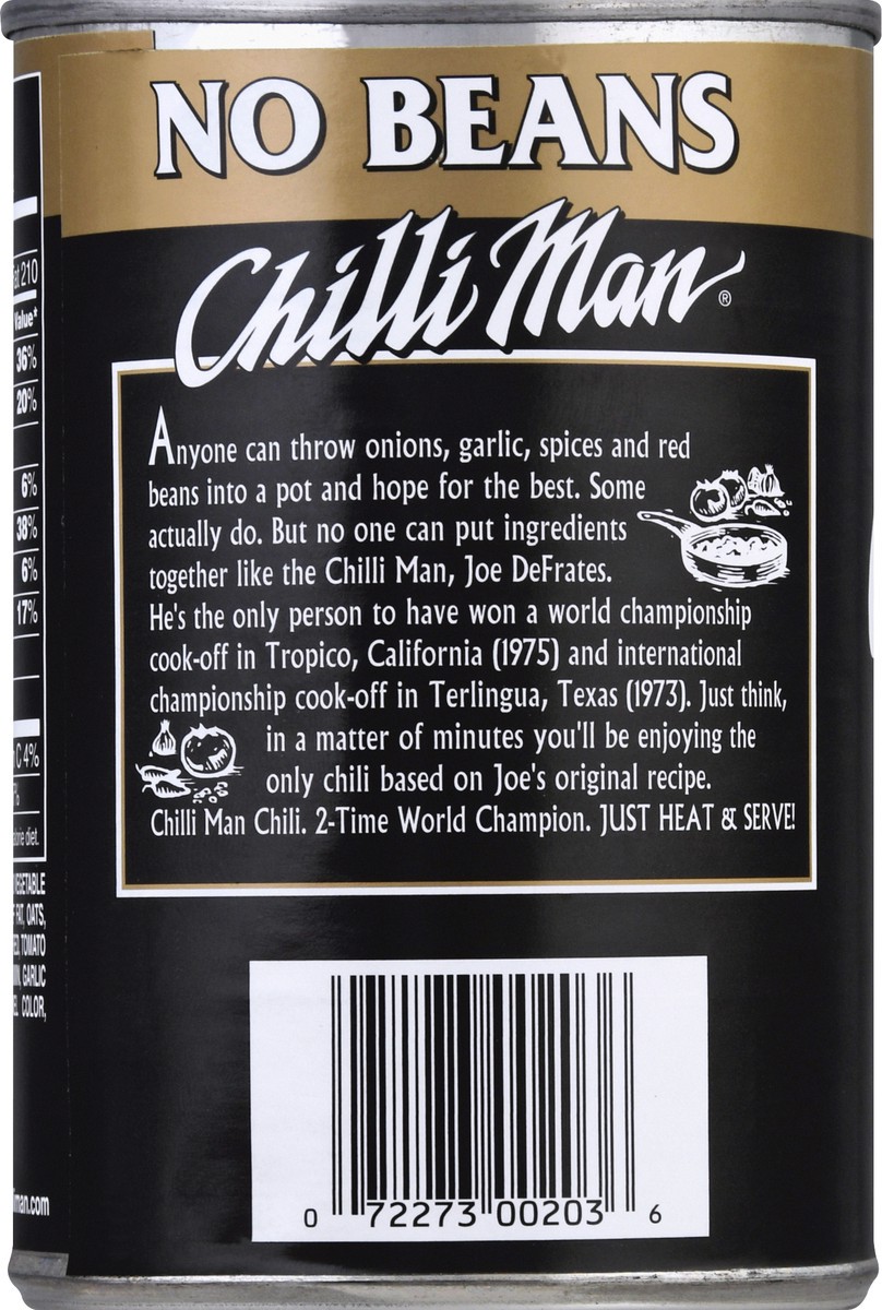 slide 4 of 12, Chilli Man Chili No Beans, 15 oz