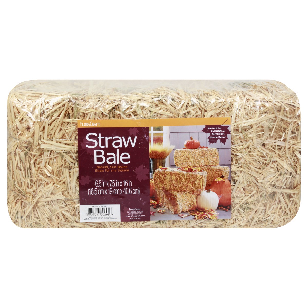 slide 1 of 11, Flora Craft Straw Bale 1 ea, 1 ct