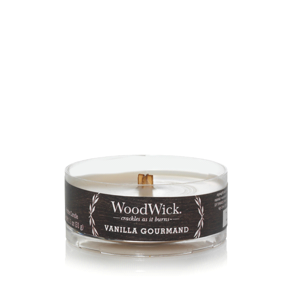 slide 1 of 1, Woodwick Petite Candle Vanilla Gourmand, 1.1 oz