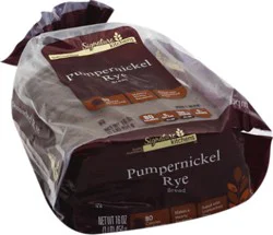 Bread Pumpernickel Rye Sliced - Ea