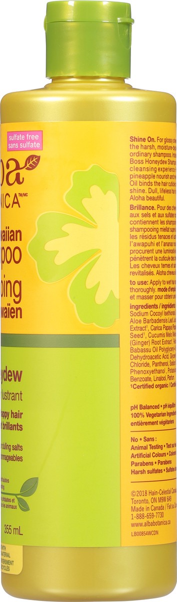 slide 11 of 12, Alba Botanica Hawaiian Honeydew Shampoo 355 ml, 355 ml