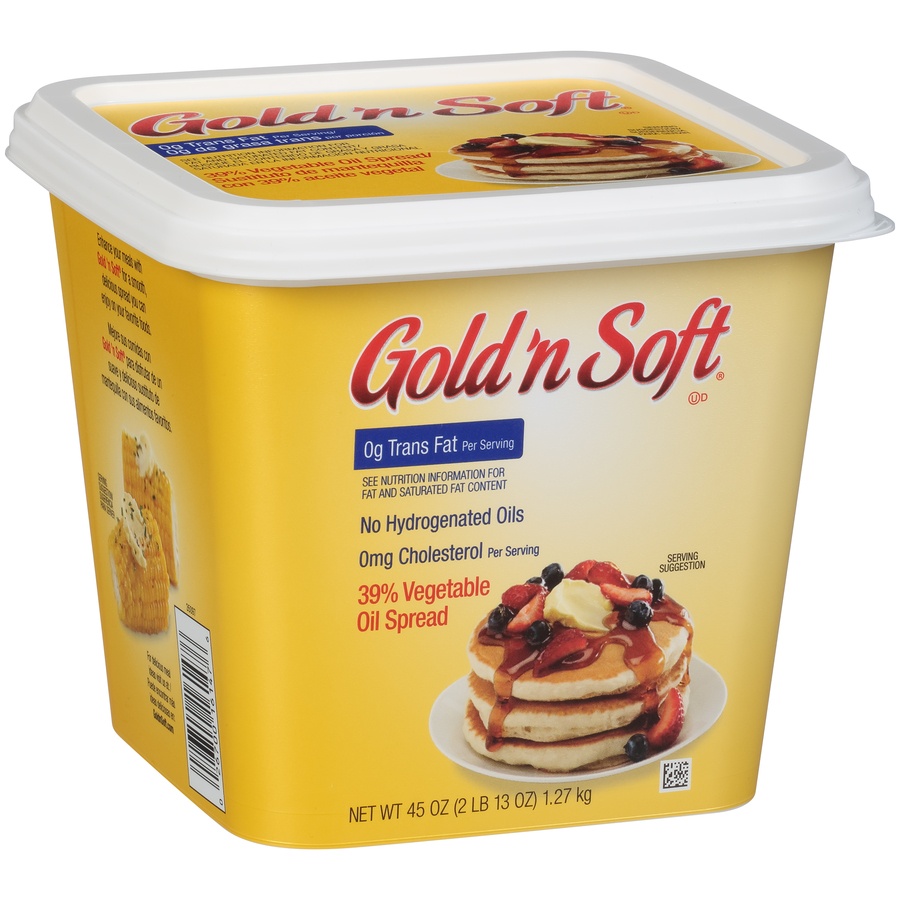 slide 2 of 8, Gold 'n Soft 39% Vegetable Oil Spread, 45 oz