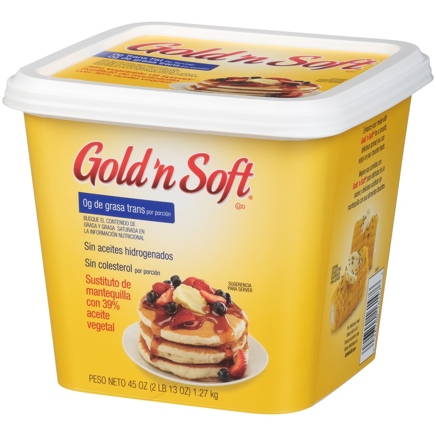 slide 3 of 8, Gold 'n Soft 39% Vegetable Oil Spread, 45 oz