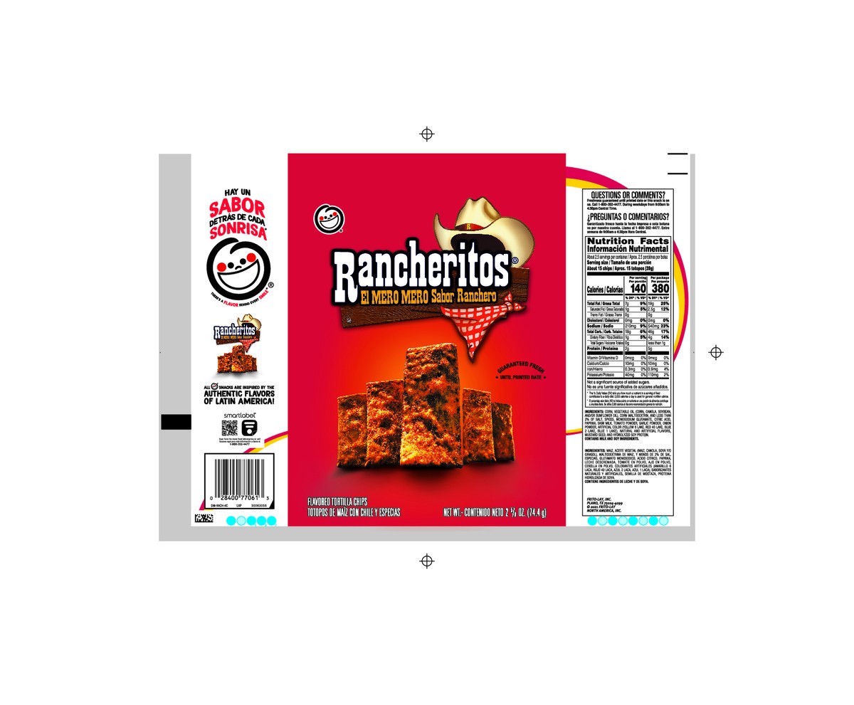 slide 6 of 8, Rancheritos Flavored Tortilla Chips Original 2 5/8 Oz, 2.625 oz