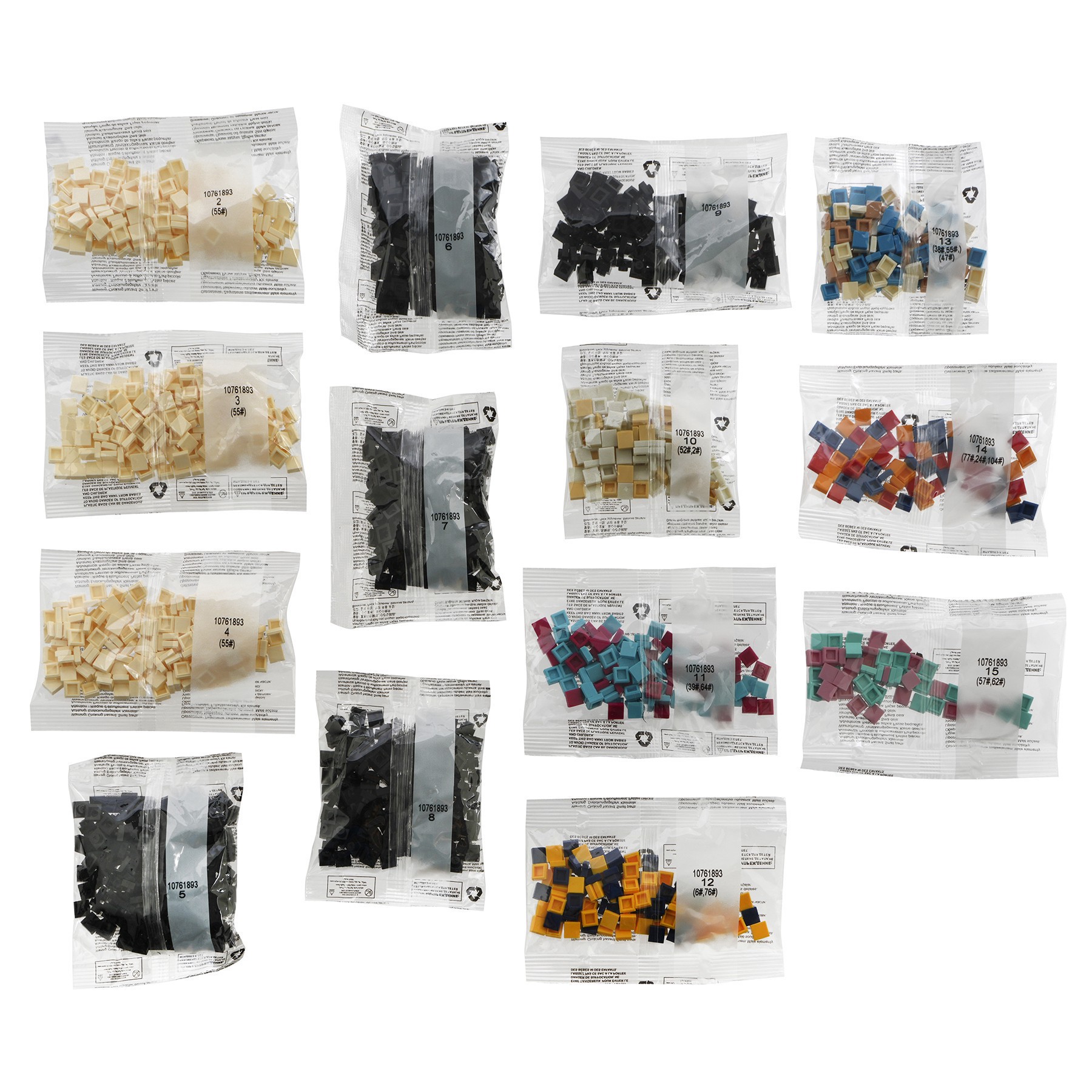 slide 5 of 6, 10" X 10" Colorful Cat Pixelated Brick Art Kit By Make Market, 10 in x 10 in