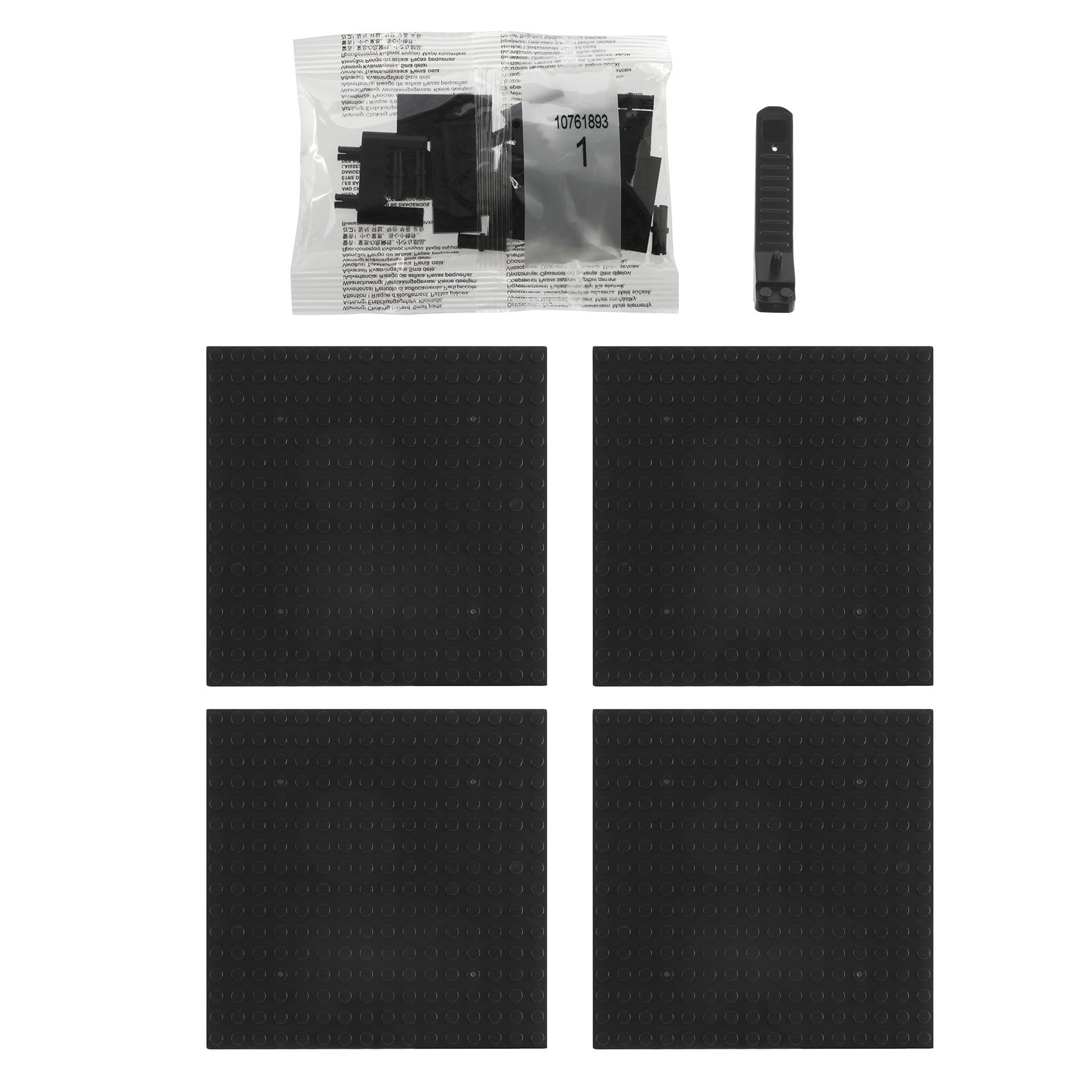 slide 3 of 6, 10" X 10" Colorful Cat Pixelated Brick Art Kit By Make Market, 10 in x 10 in