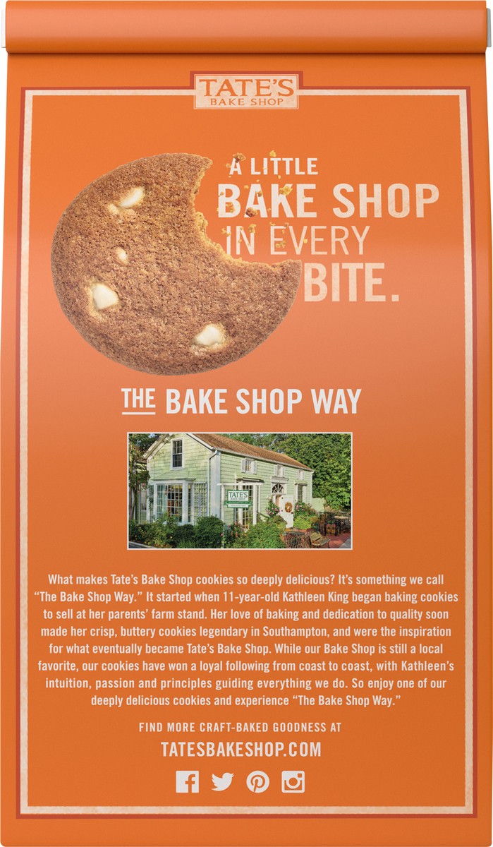 slide 3 of 7, Tate's Bake Shop Pumpkin Spice Cookies with White Chocolate Chips, Limited Edition, 7 oz, 7.01 oz