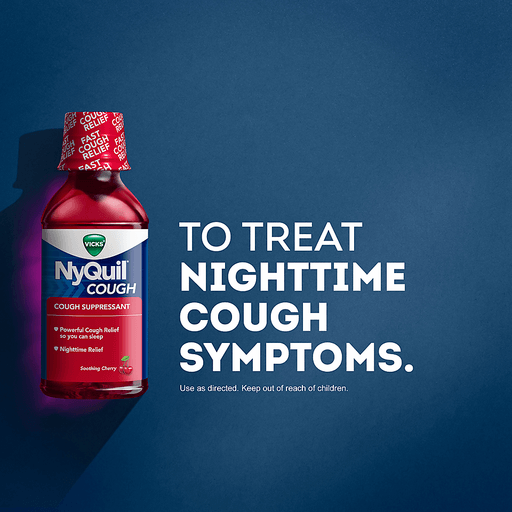 Vicks NyQuil Cough Nighttime Relief Liquid 8 fl oz | Shipt