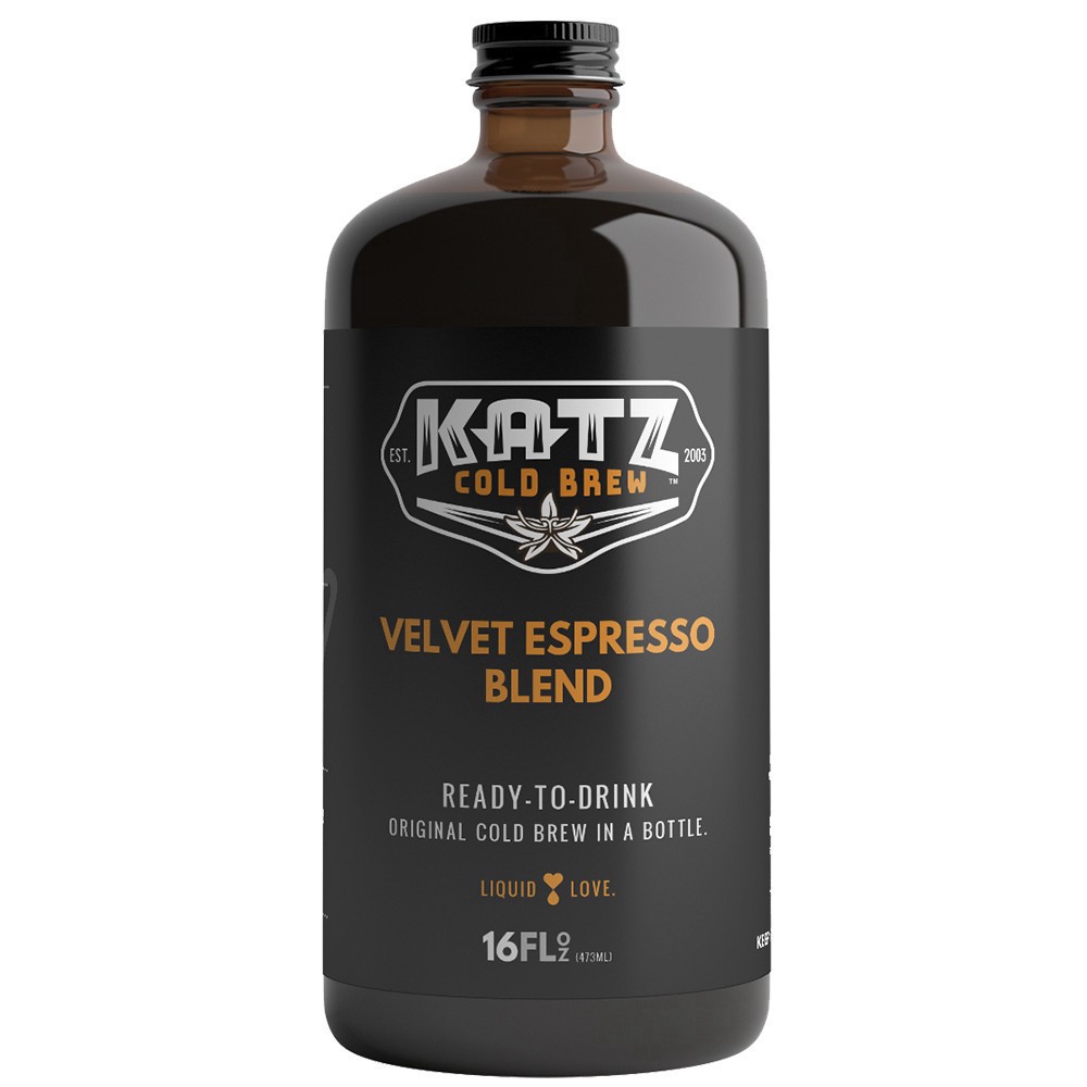 slide 1 of 1, Katz Cold Brew Velvet Espresso Blend, 16 fl oz