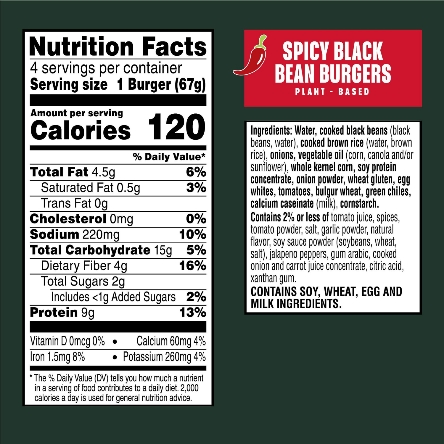 slide 4 of 5, MorningStar Farms Spicy Black Bean Veggie Burgers, 4 ct