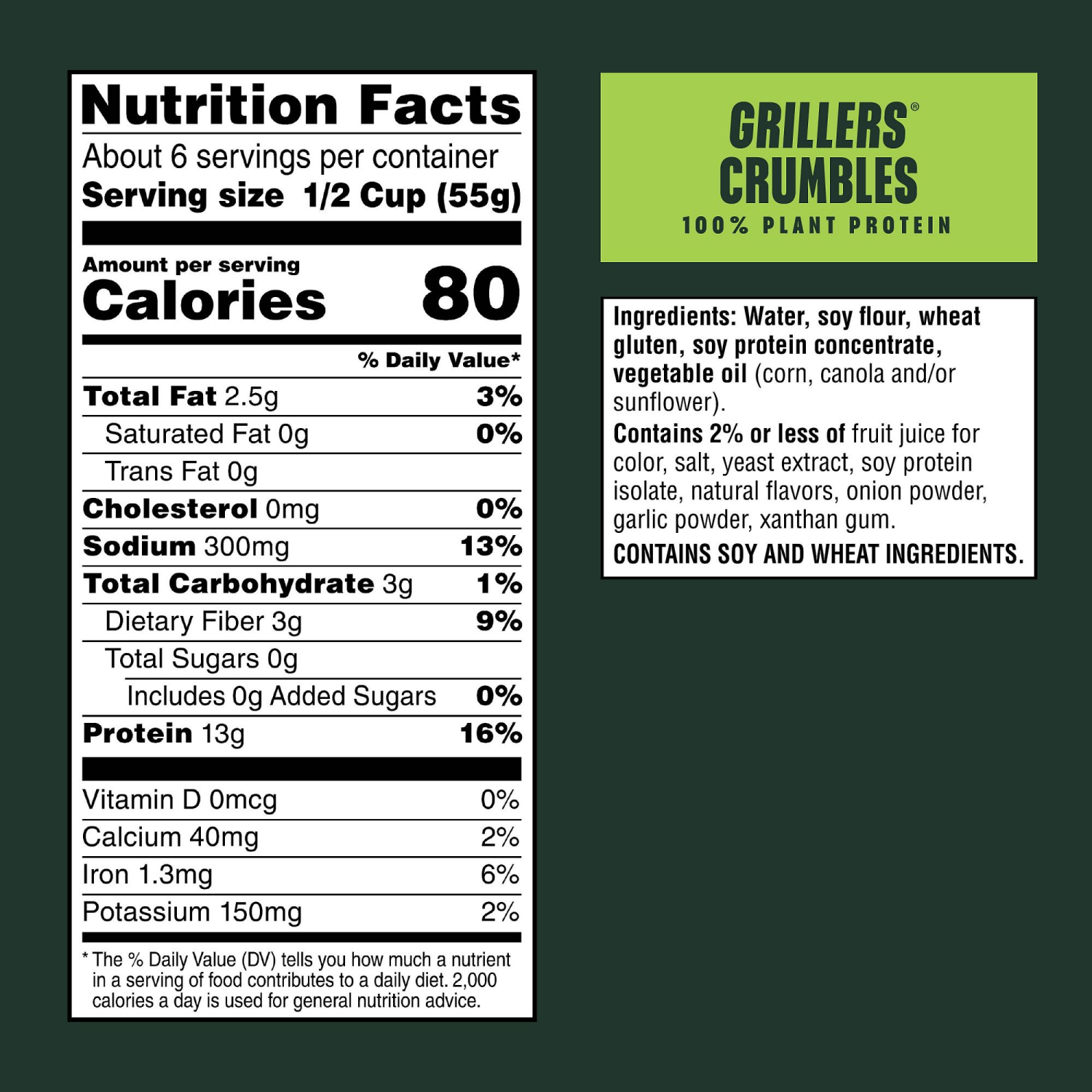 slide 4 of 5, MorningStar Farms Meal Starters Grillers Plant Based Vegan Crumbles, 12 oz