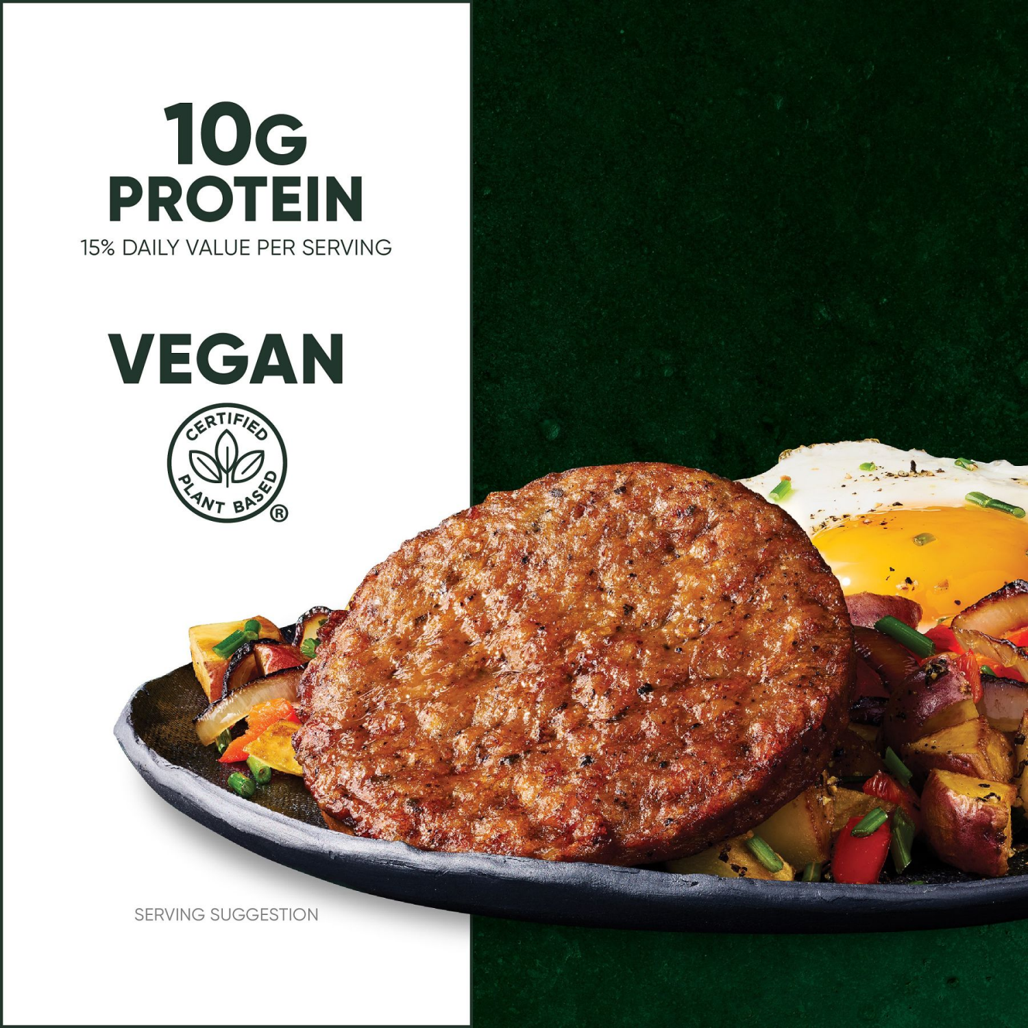 slide 2 of 5, MorningStar Farms Original Jumbo Vegan Sausage Patties, 6 ct