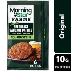 MorningStar Farms Original Jumbo Vegan Sausage Patties