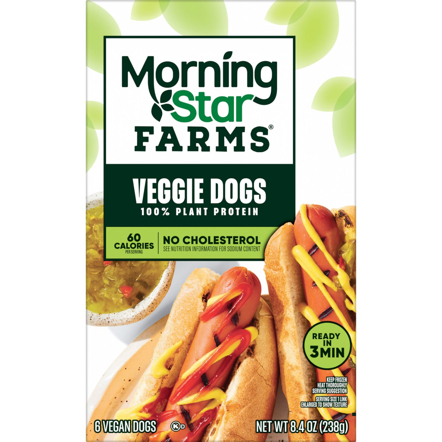 slide 2 of 8, MorningStar Farms Original Veggie Dogs, 6 ct