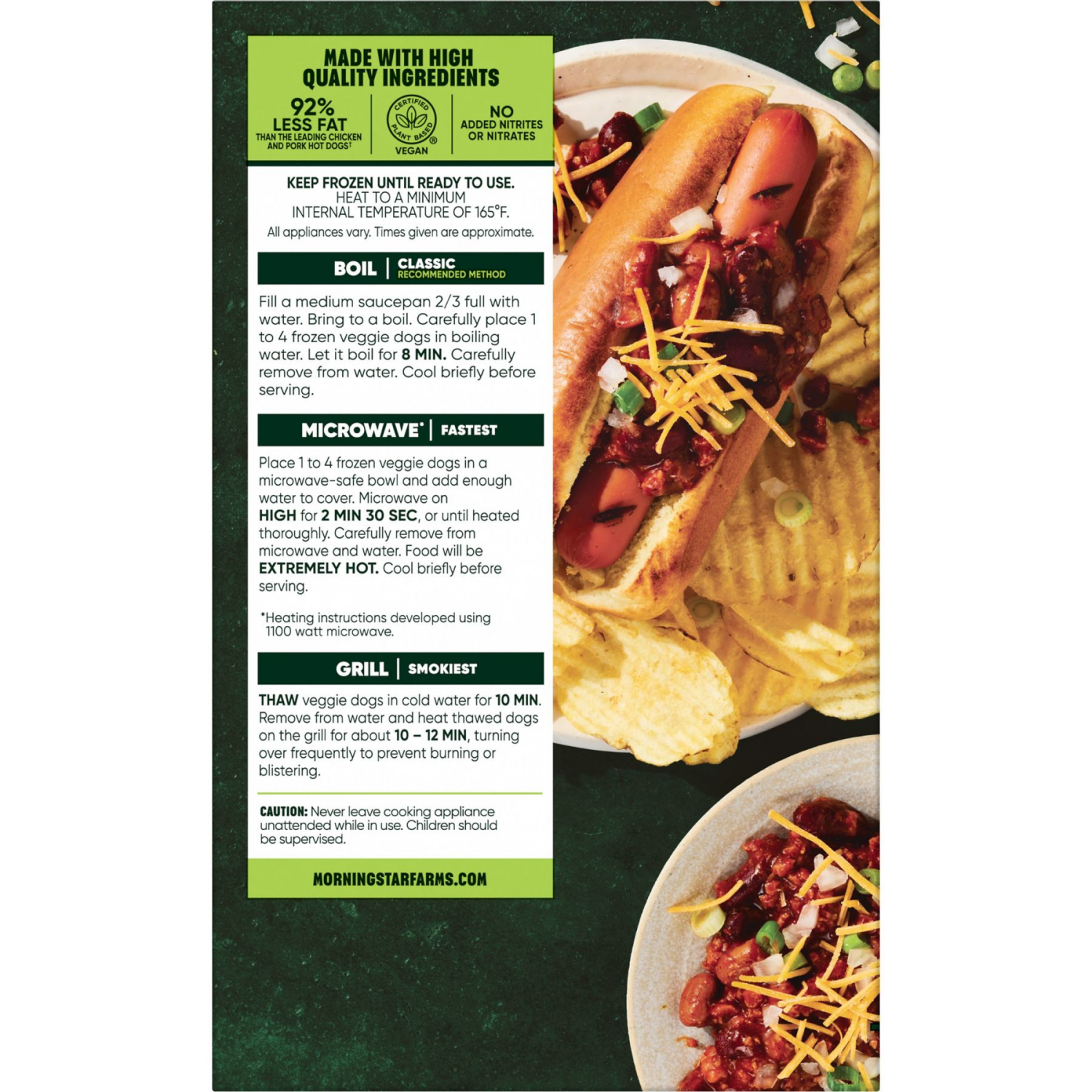 slide 5 of 8, MorningStar Farms Original Veggie Dogs, 6 ct