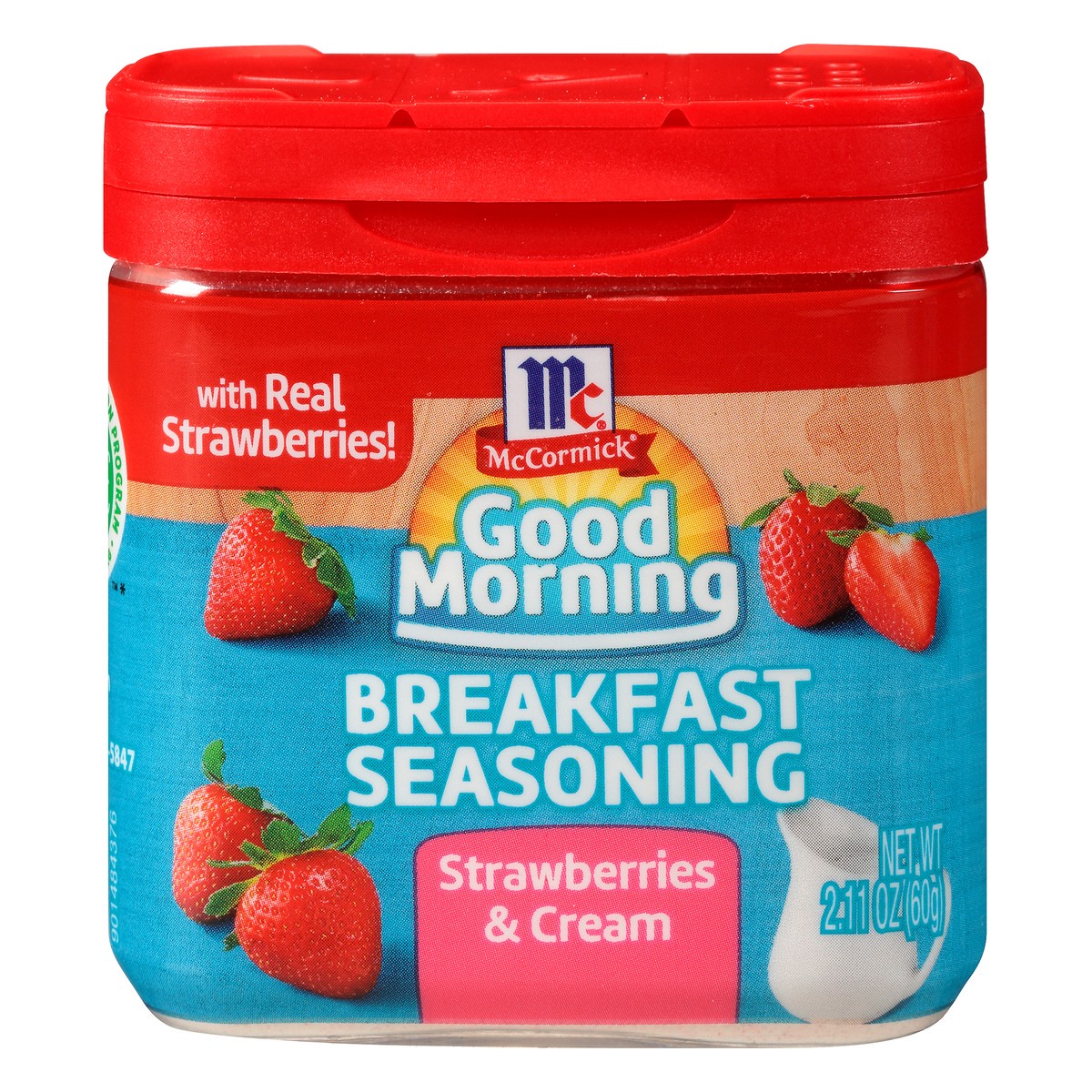 slide 6 of 14, McCormick Good Morning Strawberries & Cream Breakfast Seasoning 2.11 oz. Bottle, 2.11 oz