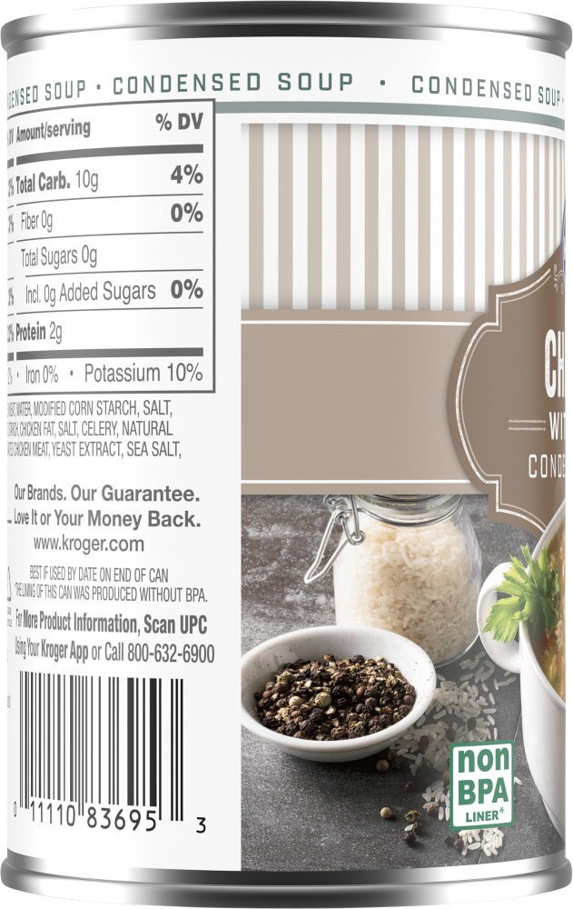 slide 4 of 4, Kroger Chicken & Rice Soup, 10.5 oz