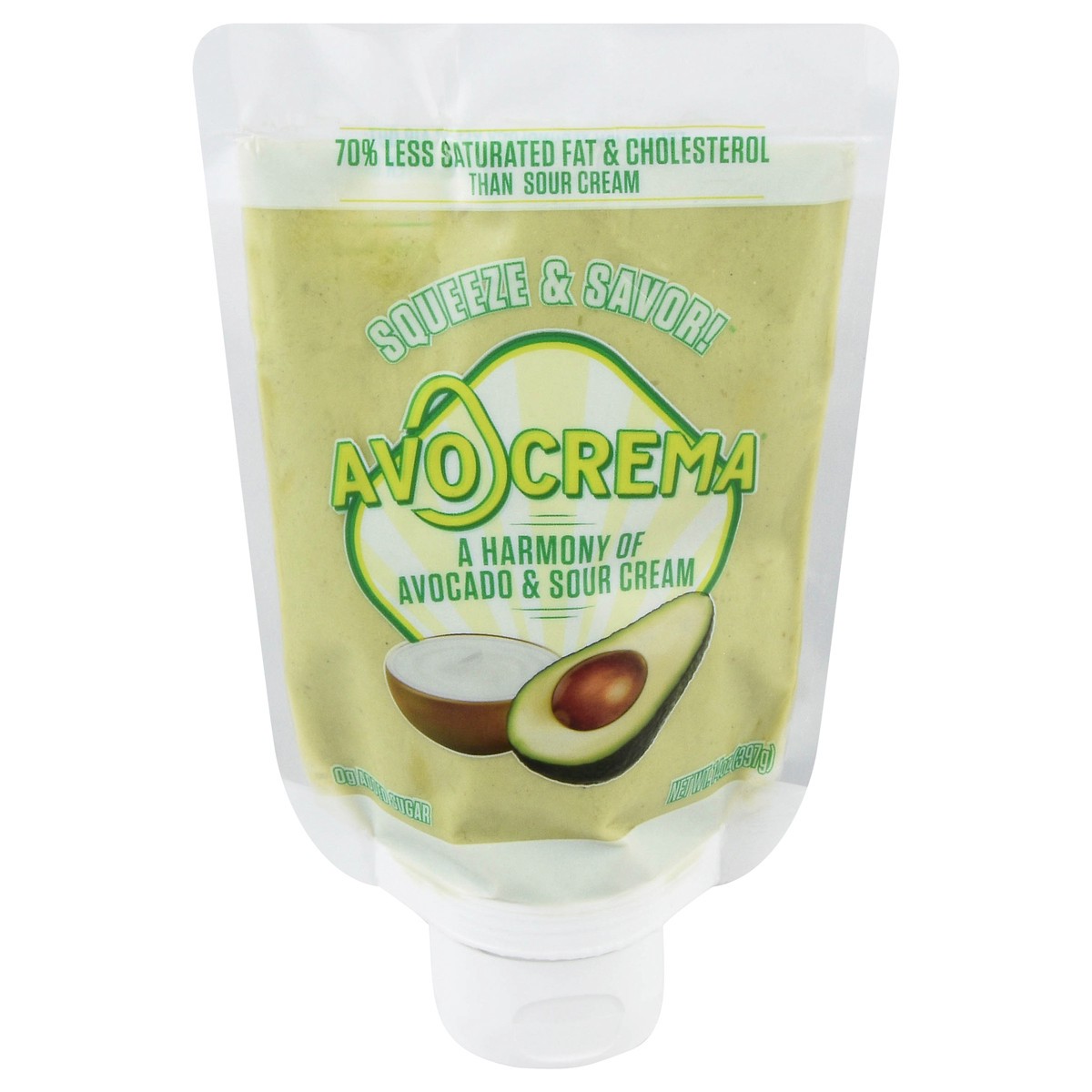 slide 3 of 4, Uhp Ret Avocreama Original - 14 OZ, 14 oz
