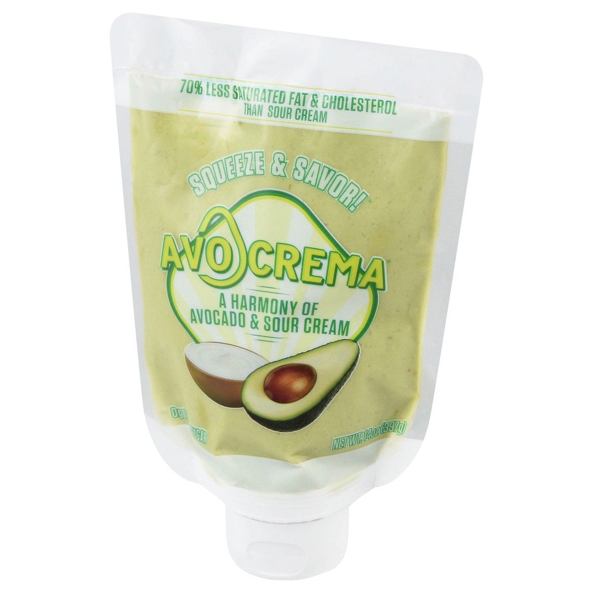 slide 2 of 4, Uhp Ret Avocreama Original - 14 OZ, 14 oz