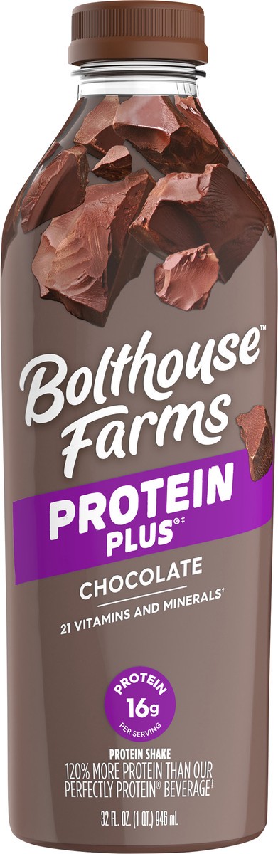 slide 5 of 5, Bolthouse Farms Chocolate Protein Plus Shake, 32 fl oz